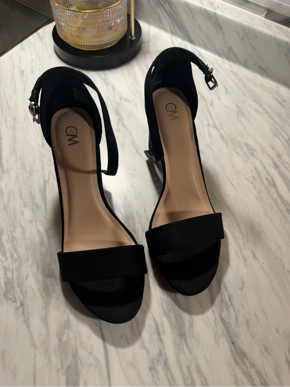 Microsuede heels - Picture 2 of 5
